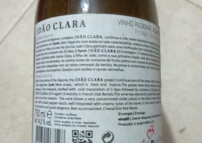 João Clara Syrah 2014
