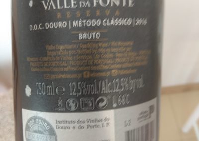 Valle da Fonte Espumante Reserva Bruto 2016